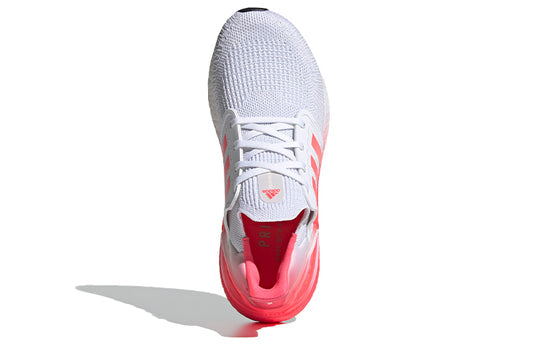 (WMNS) adidas UltraBoost 20 'White Signal Pink' EG5201