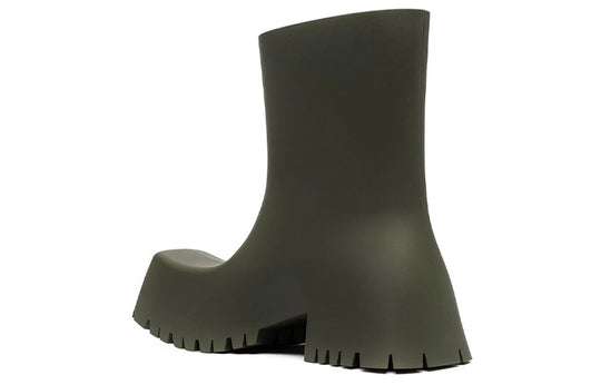Balenciaga Trooper Boots 'Olive Green' 680660W0FO83300