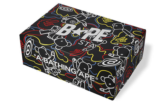 A BATHING APE Bape Sta Be@R Camo X Medicom Toy Exhibition 'Black White' 1H73-291-911-BLACK