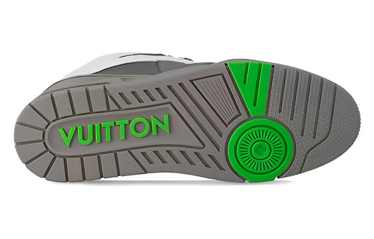 LOUIS VUITTON LV Skate Sneakers 'Grey Green' 1ABZ4R