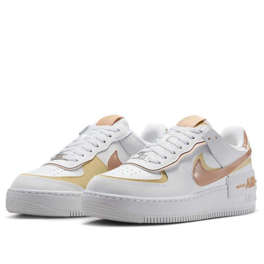 (WMNS) Nike Air Force 1 Low Shadow 'White Team Gold Rattan' DZ1847-111