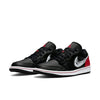 Air Jordan 1 Low 'Brushstroke Swoosh - Black Red' DA4659-001