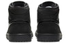 Air Jordan 1 Mid 'Triple Black Suede' 554724-056