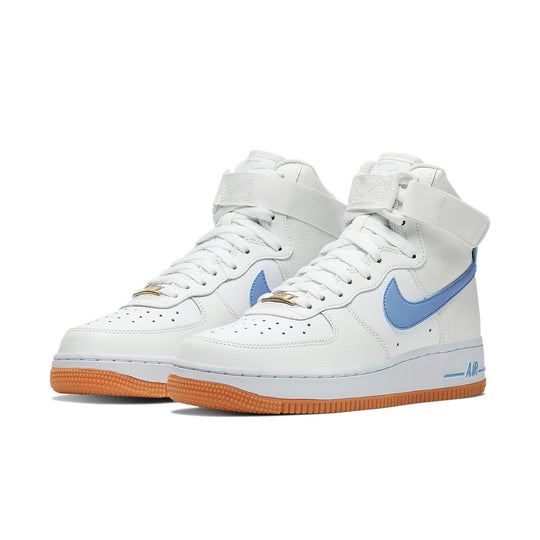 (WMNS) Nike Air Force 1 High 'White Light Blue Gum' 334031-114