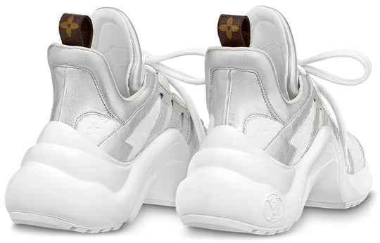 (WMNS) LOUIS VUITTON LV Archlight Sneakers 'White Mini Monogram Silver' 1ABVFL