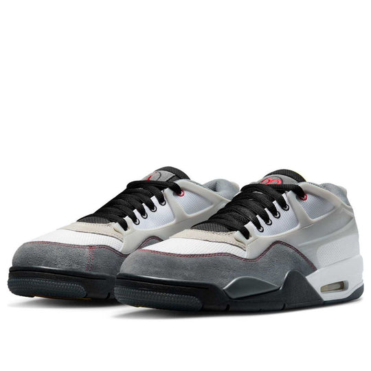 Air Jordan 4 RM Premium 'White Black Smoke Grey Fire Red' IB8052-100