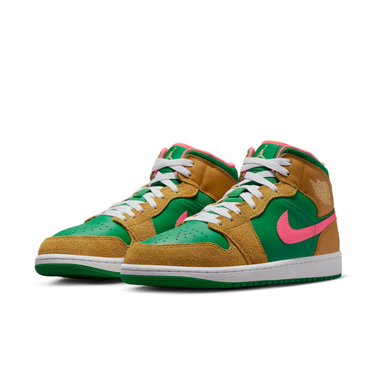 Jordan Air Jordan 1 Mid 'Wheat Watermelon' DX4332-700