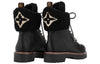 (WMNS) LOUIS VUITTON Territory Shearling Flat Ranger Boots 'Black' 1A95IY
