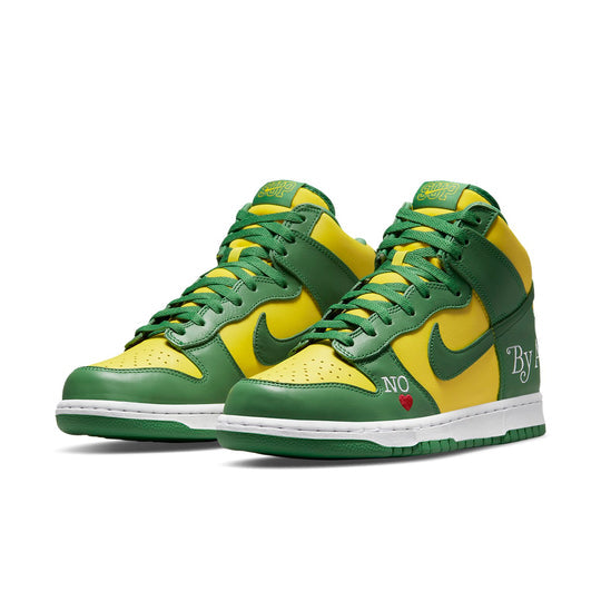 Nike x Supreme SB Dunk High 'By Any Means - Brazil' DN3741-700