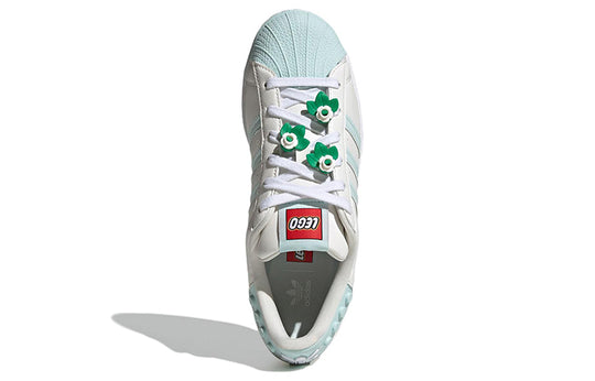 (WMNS) adidas LEGO x Superstar 'Clear White Ice Mint' GX7206