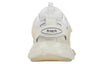 Balenciaga Track Clear Sole Low Mesh Nylon Sneakers White 647742W3BM19000