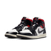 (WMNS) Air Jordan 1 Mid 'Black Sail Gym Red' BQ6472-061