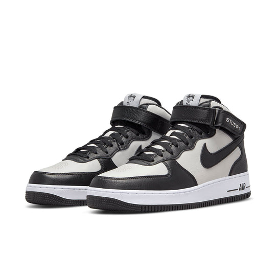 Nike x Stussy Air Force 1 Mid 'Black White' DJ7840-002