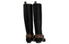(WMNS) LOUIS VUITTON Rhapsody High Boots 'Black with Brown Belt' 1A5STD