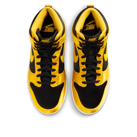 (WMNS) Nike Dunk High Goldenrod Satin 'Yellow Black' FN4216-001