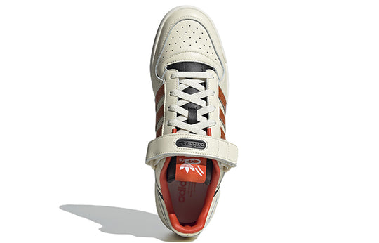 adidas originals Unisex Forum Low Sneakers Ivory/Orange HR0460