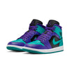 (WMNS) Air Jordan 1 Mid 'Black Grape' BQ6472-502