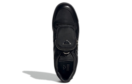 PRADA x adidas originals Unisex Forum Low Re-Nylon Sneakers Black 2EG390_3LJX_F0557