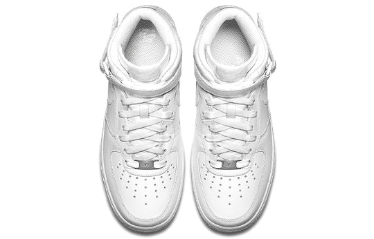 (WMNS) Nike Air Force 1 Mid 07 Leather 'Triple White' 366731-100