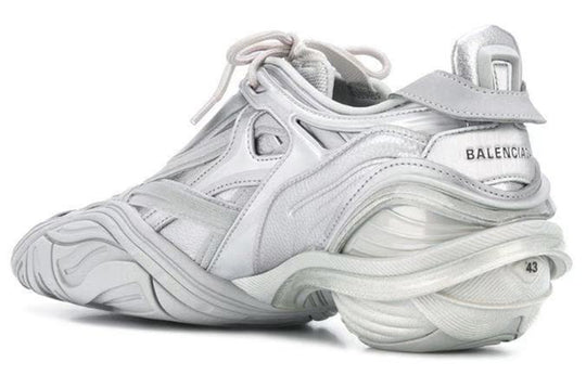 Balenciaga Tyrex Bandage Sneakers White/Silver 617535W2WA18100
