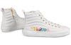 (WMNS) LOUIS VUITTON LV Stellar Calfskin High-Top Sports Shoes White 1A5C5H
