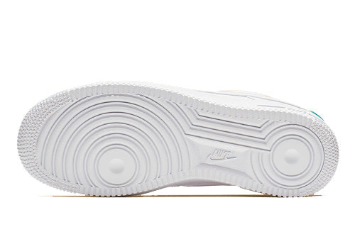 (WMNS) Nike Air Force 1 Low SE 'White Light Blue Fury Topaz Gold' AA0287-105