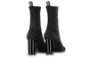 (WMNS) LOUIS VUITTON Silhouette Ankle Boots 'Black with Logo Monogram' 1A3MIW
