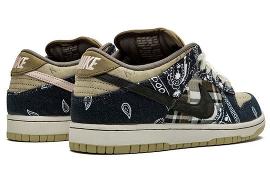Nike x Travis Scott SB Dunk Low Jackboys 'Blue Khaki' CT5053-001(S-BOX)
