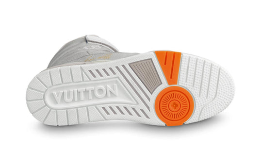LOUIS VUITTON LV Men's Trainer Sports Shoes Gray/White 1A5A0A