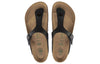 Birkenstock(WMNS) Gizeh Platform Vegan Birko-Flor 'Black'