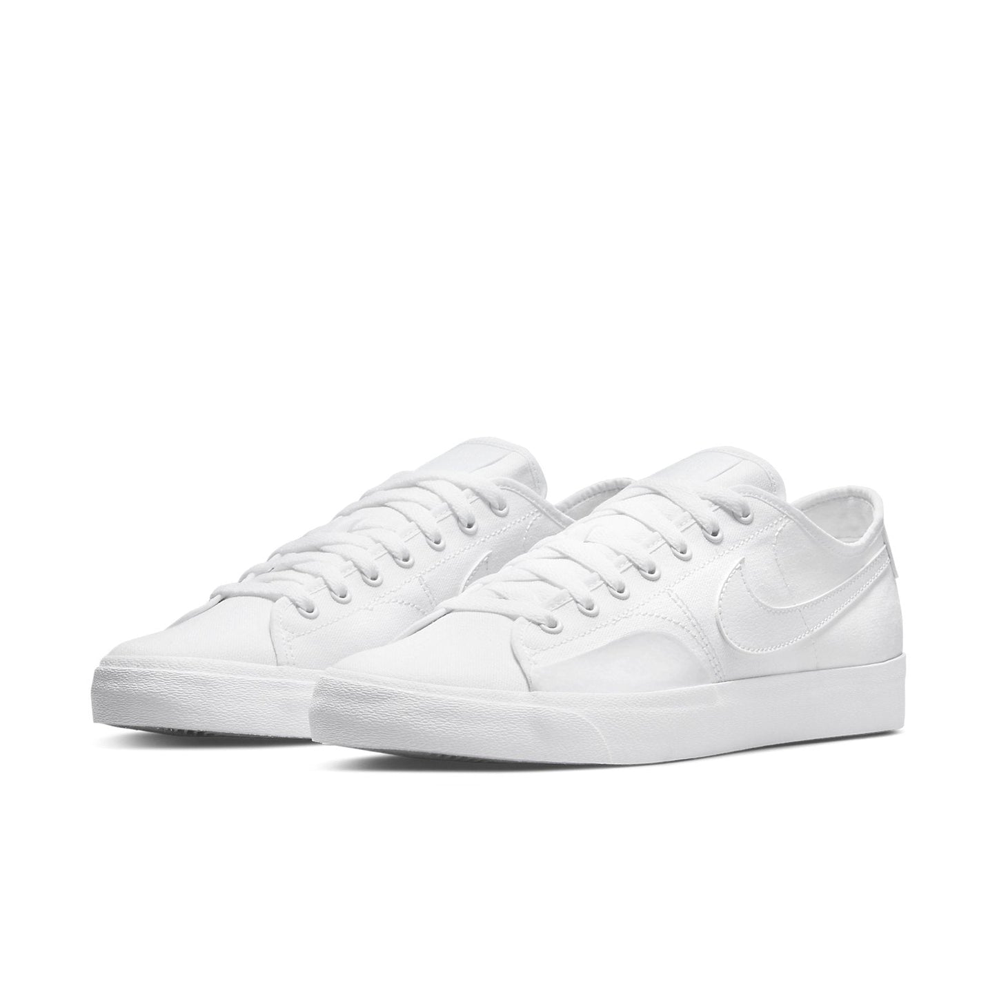 NikeBlazer Court SB 'Triple White'