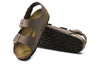 BirkenstockMilano Birko-Flor Birkibuc Narrow Fit Sandals 'Mocca'