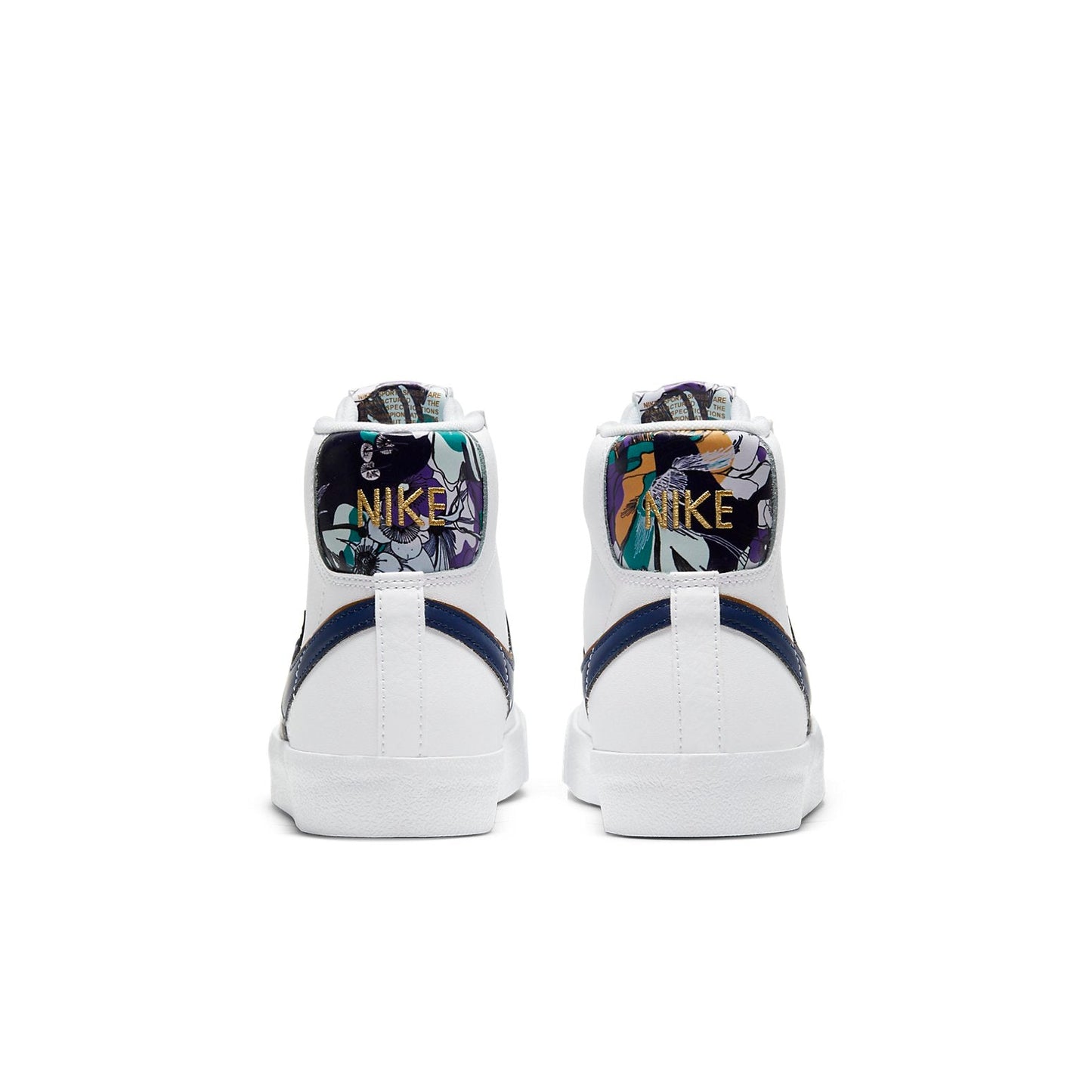 Nike(GS) Blazer Mid '77 SE 'Double Swoosh - White Gold Blue Void'