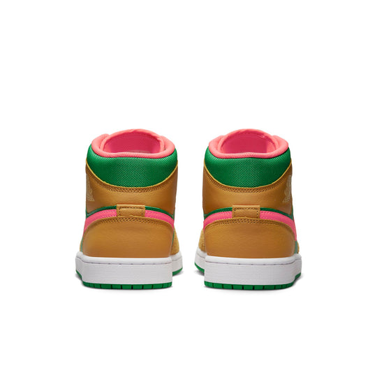 Jordan Air Jordan 1 Mid 'Wheat Watermelon' DX4332-700