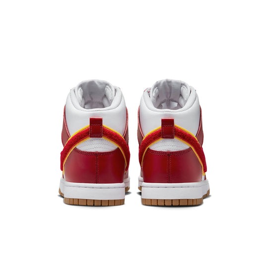 Nike Dunk High 'Chenille Swoosh - Gym Red' DR8805-101