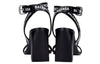 (WMNS) Balenciaga All Over Logo Sandal Heels 'Black' 630041WBAE11090