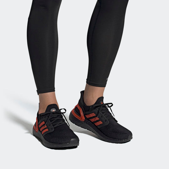 adidas UltraBoost 20 'Black Solar Red' EG0698