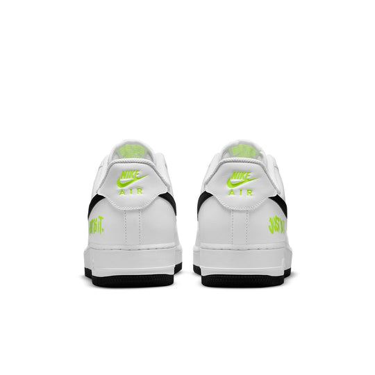 Nike Air Force 1 Low 'Just Do It - White Volt' DJ6878-100