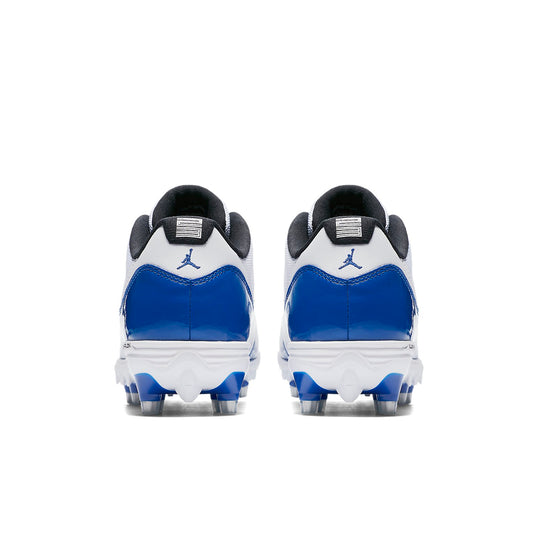 Air Jordan 11 Retro Low Cleat 'White Blue' AO1560-107
