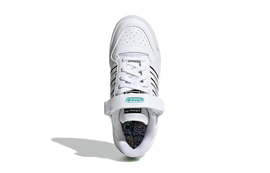 adidas originals Forum Low J x Kevin Lyon 'White Black Blue' H01440