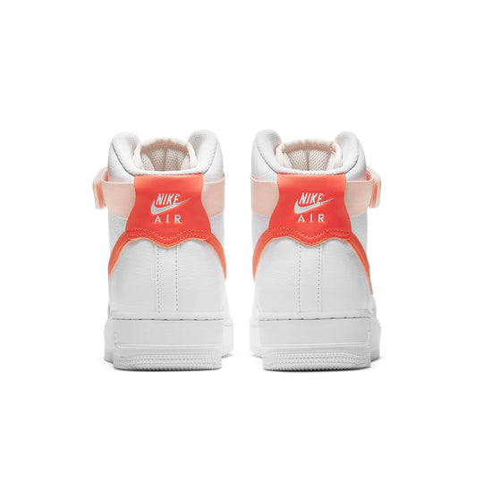 (WMNS) Nike Air Force 1 High 'White Orange Pearl' 334031-118