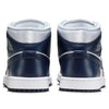 (WMNS) Air Jordan 1 Mid SE 'Football Grey White Midnight Navy' FZ8777-044