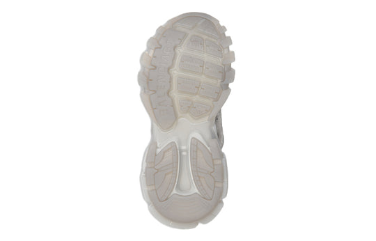 (WMNS) Balenciaga Track Clear Sole Daddy Shoes Grey 647741W3BM41200