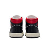 (WMNS) Air Jordan 1 Mid 'Black Sail Gym Red' BQ6472-061