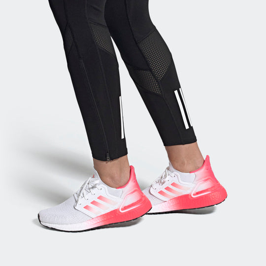(WMNS) adidas UltraBoost 20 'White Signal Pink' EG5201
