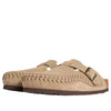 Birkenstockx Kith Boston Braided Suede 'Taupe'