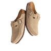 Birkenstockx Kith Boston Braided Suede 'Taupe'