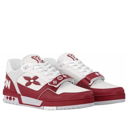 LOUIS VUITTON LV Trainer 'White Red' 1AHTCB