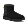 UGG(WMNS) Classic Mini Side Logo 'Black Neon Green'