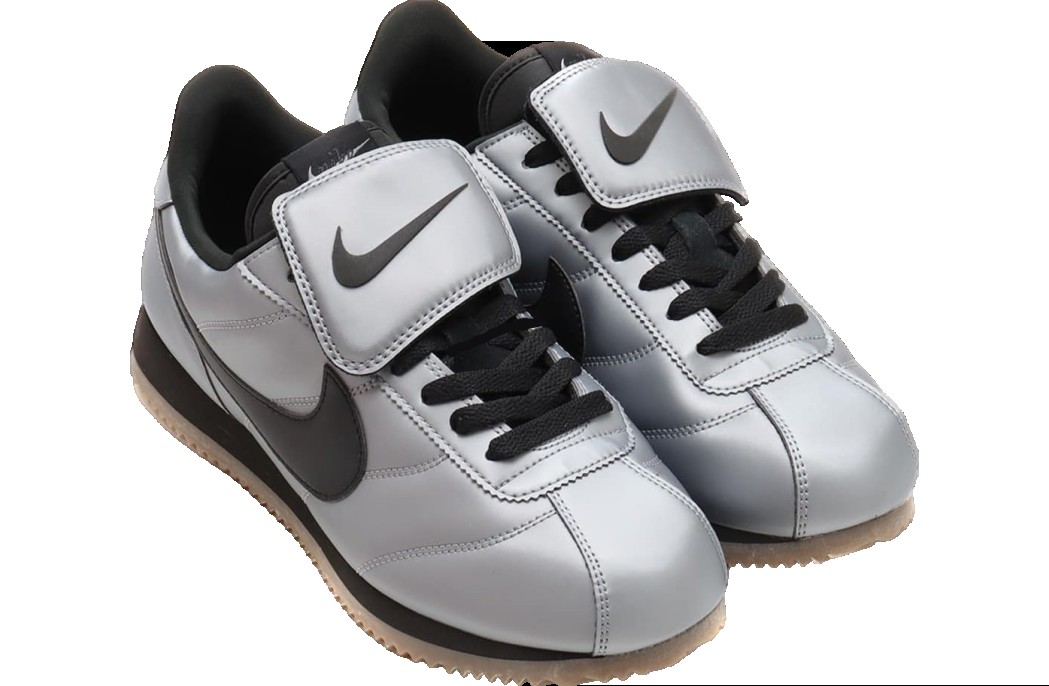 NikeCortez Leather SE 'Metallic Cool Grey Black'